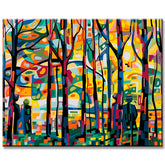 Painting by Numbers Colored Artificial Forest